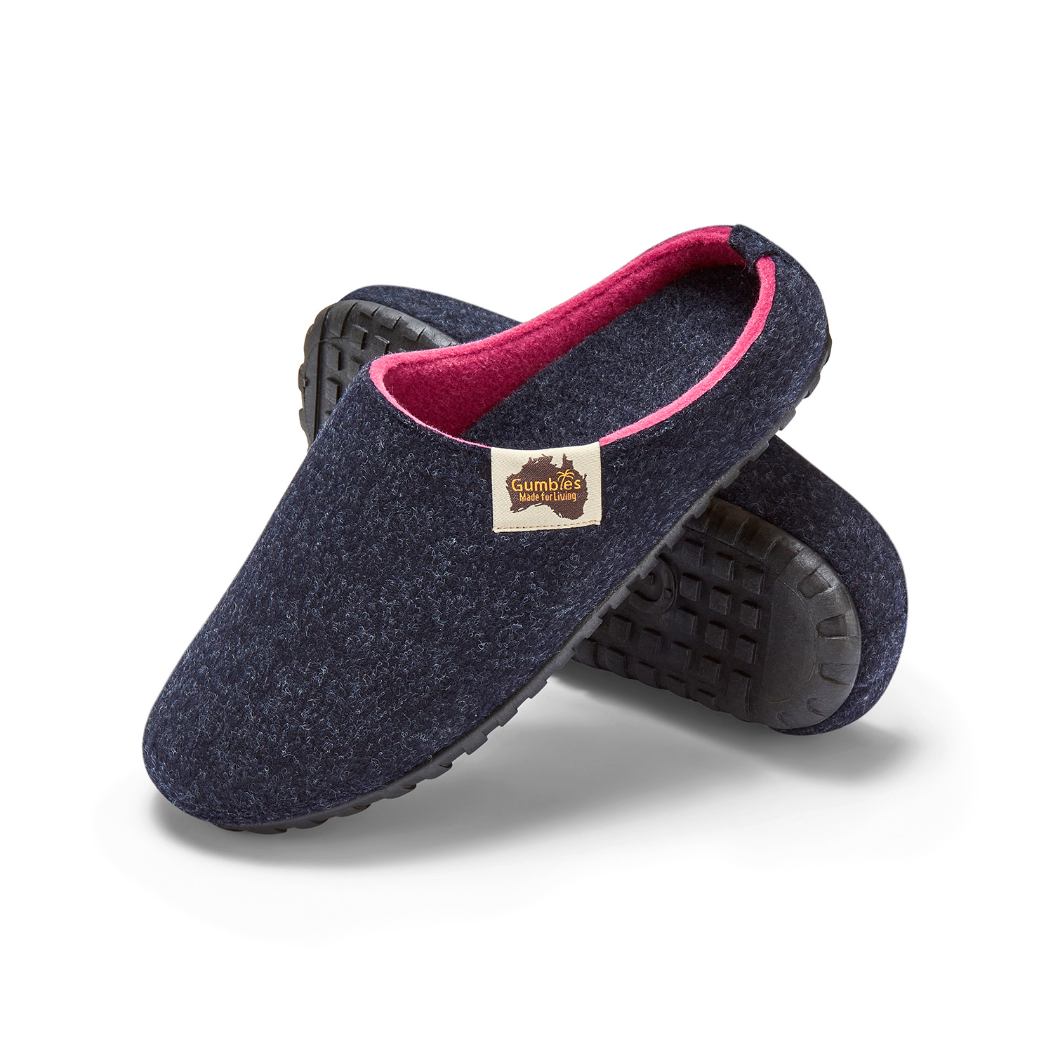 GUMBIES - Outback Slipper, NAVY-PINK