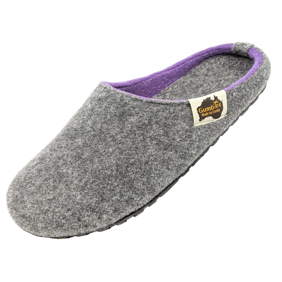 GUMBIES - Outback Slipper, GREY-PINK 