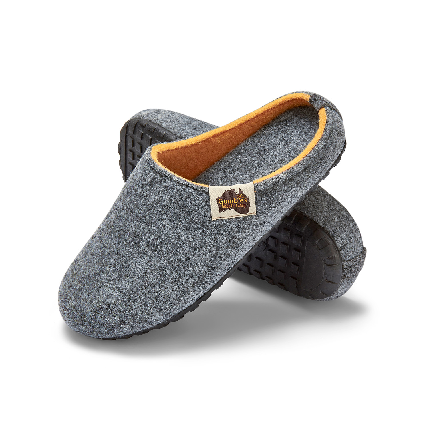 GUMBIES - Outback Slipper, GREY-CURRY