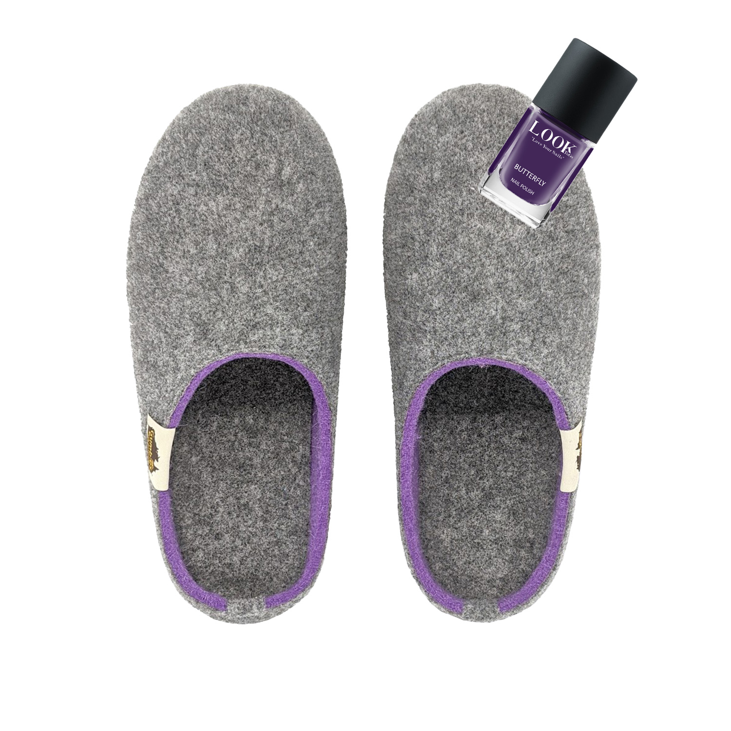 GUMBIES - Outback Slipper, GREY-PINK 