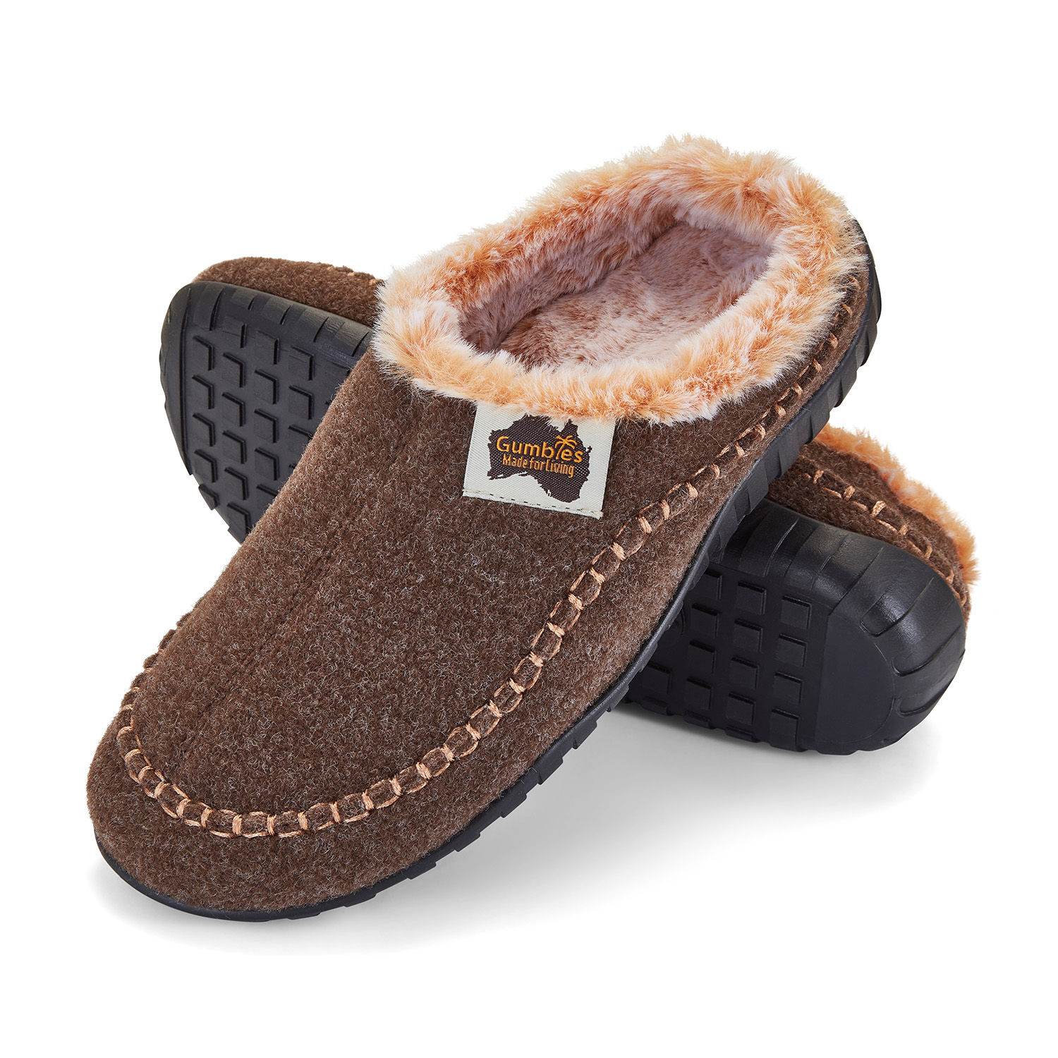 GUMBIES - Outback Slipper, CHOCOLATE-CREAM