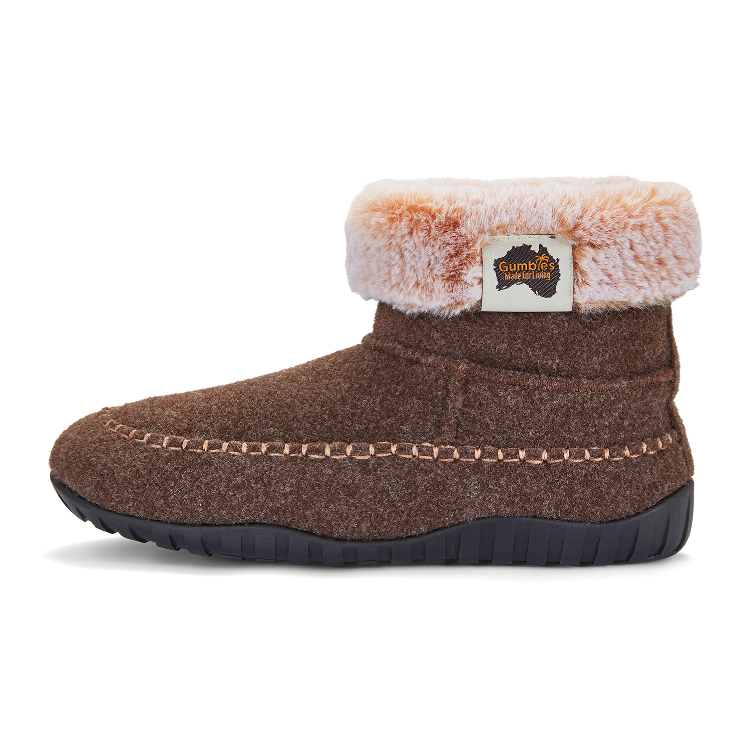 GUMBIES - Outback Slipper, CHOCOLATE-CREAM